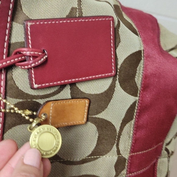 Reversible Coach signature stripe tote - Picture 4 of 12